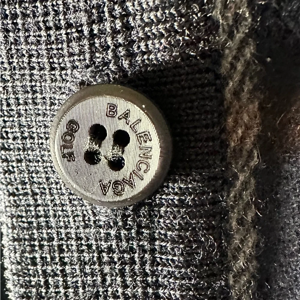 Balenciaga Plaid Men’s Golf Cardigan